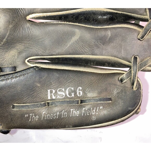 Rawlings RSG6 Edge-U-Cated Heel Leather Softball Baseball Glove 12" RHT - Picture 6 of 7